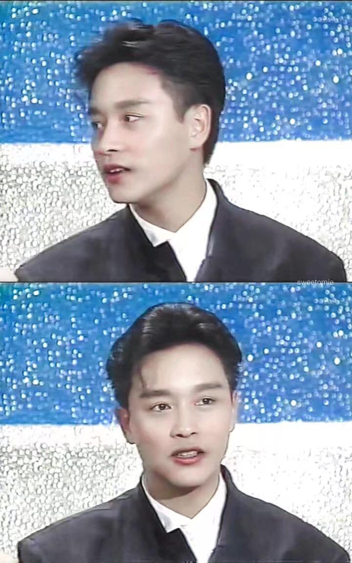 张国荣哪里帅我能欣赏他的儒雅翩翩气质可是说盛世美颜确实说不过去啊