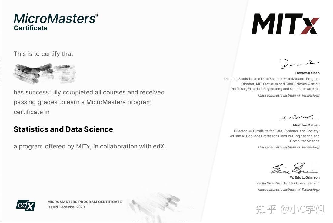 MIT统计学与数据科学微硕士结课体验 - 知乎
