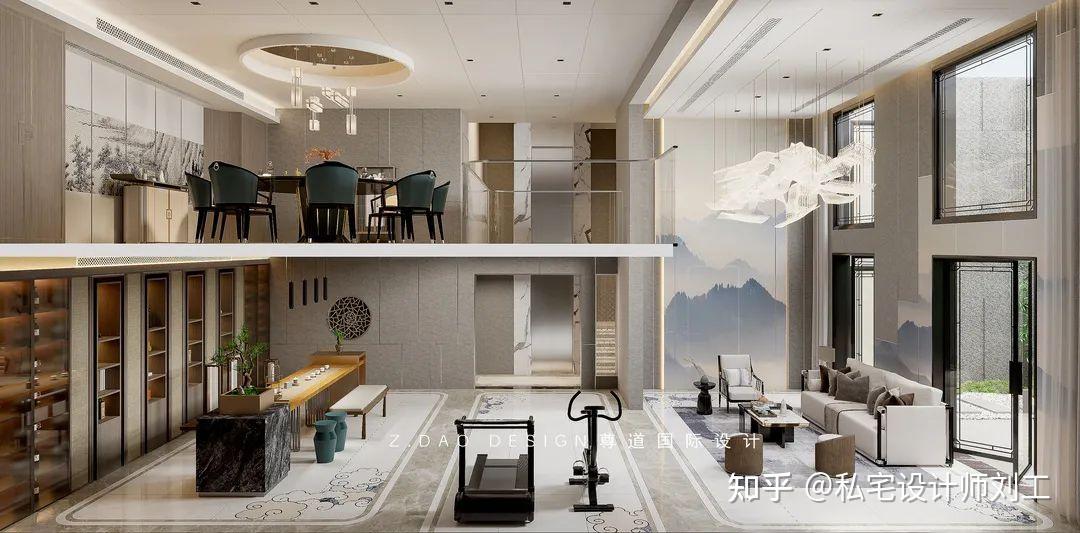 大宅别墅地下室有挑空，做个夹层不香吗？ - 知乎