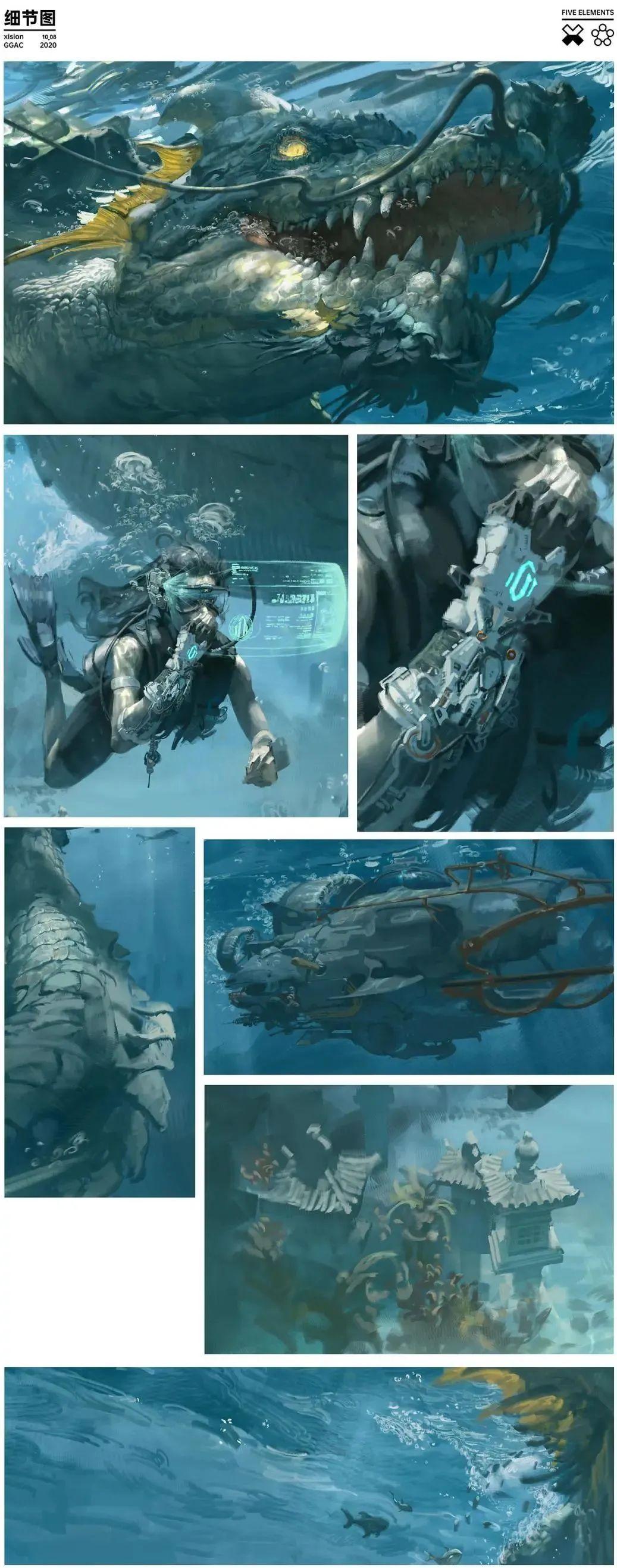 如何评价ggac2020山海有灵特等奖川美大四学生吴俊达xision的作品