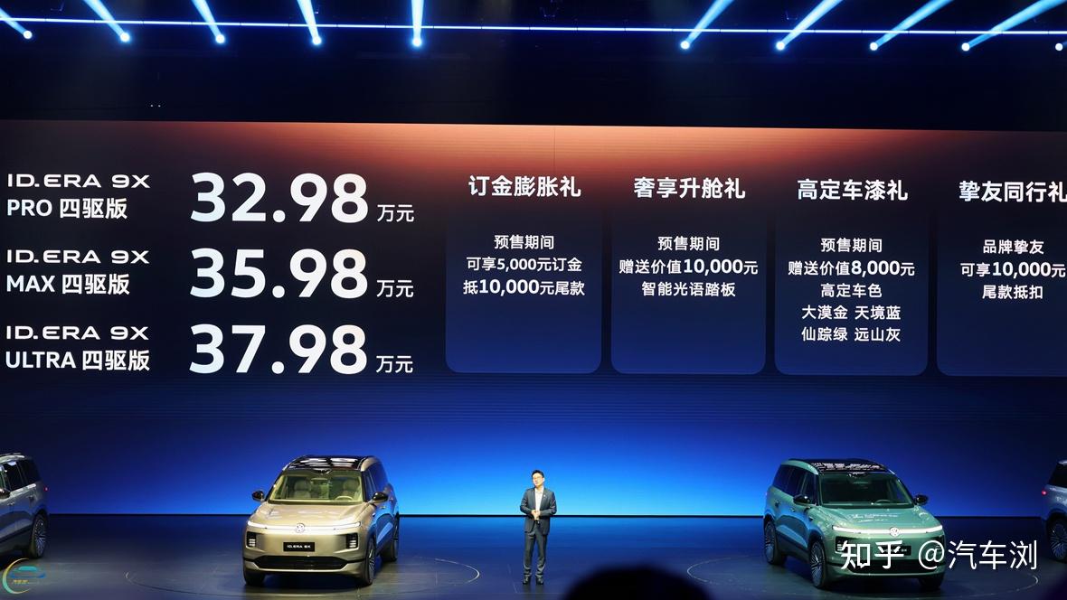 满级旗舰 满满诚意 “超级大众”ID.ERA 9X预售32.98万元起
