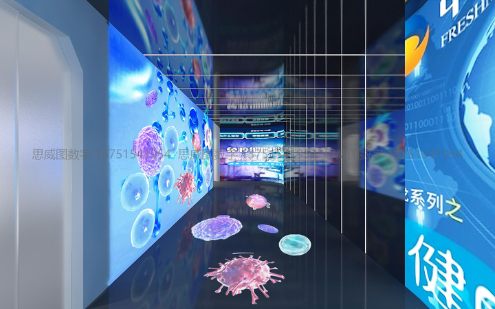 思威图数字—在细胞世界里看见未来：“会呼吸”的干细胞展厅 | 干细胞科普馆设计 | 细胞科学馆 | 细胞生命科技馆 | 再生医学展厅 | 生命 ...