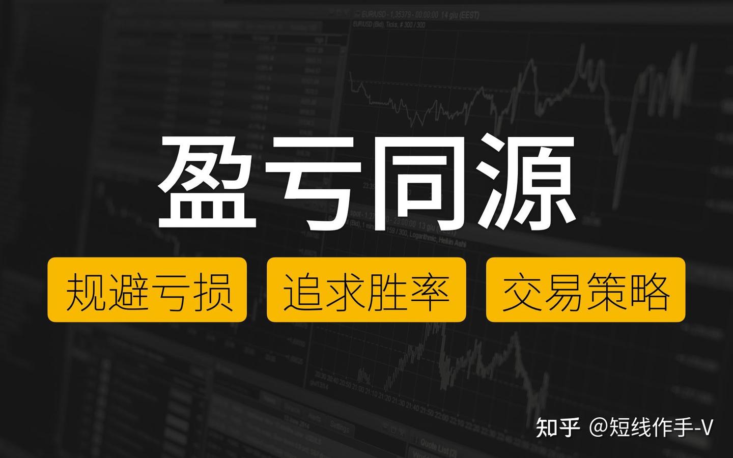 交易之路——盈亏同源，坚持初心- 知乎