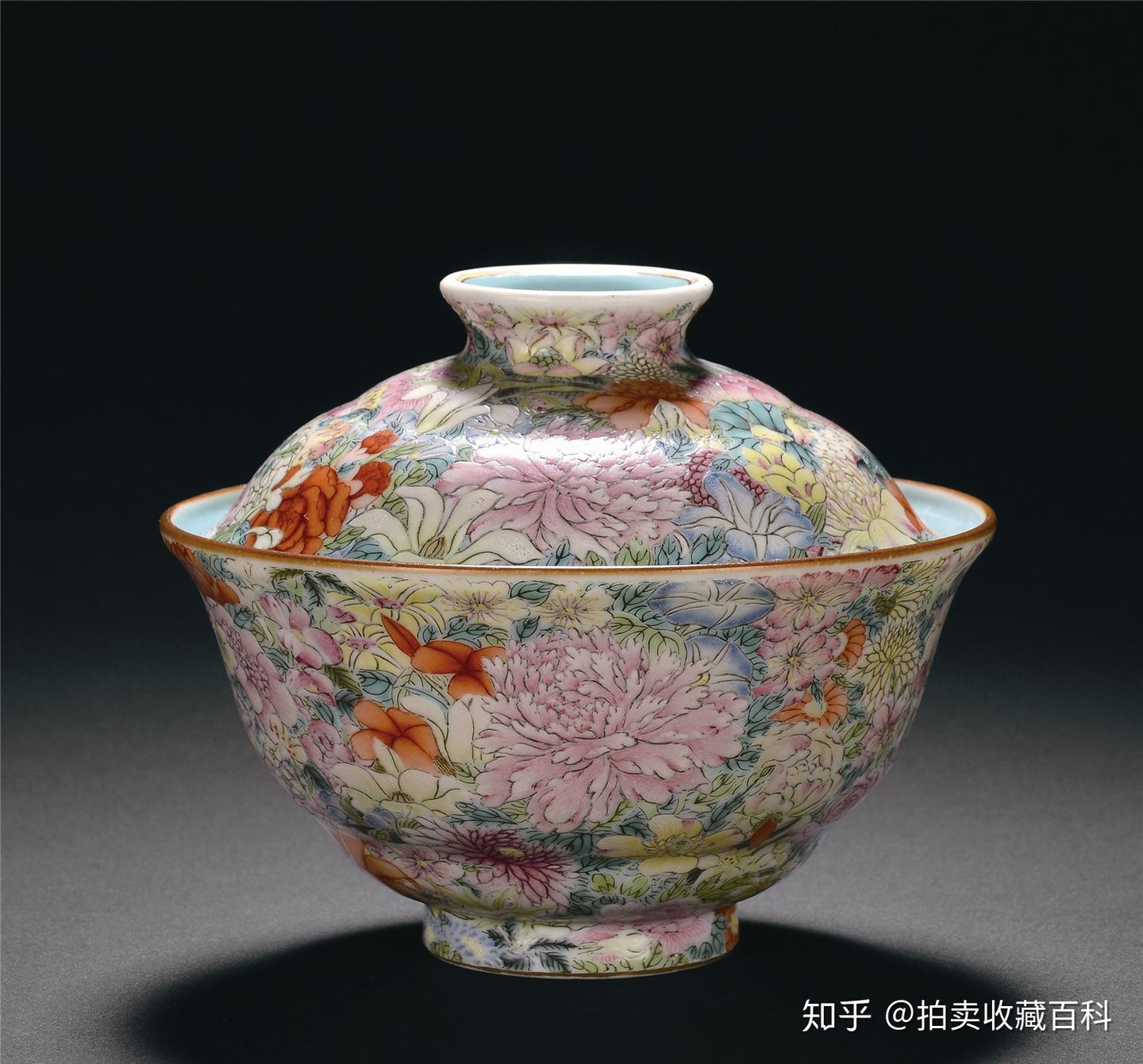 大清 ☆大清☆同治年制☆花鳥詩文瓶☆粉彩☆中国☆骨董品☆清時代