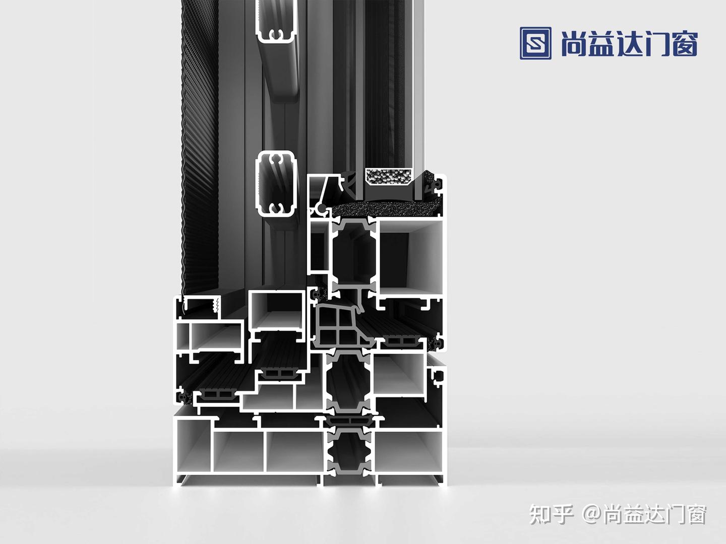 断桥铝平开窗如何从窗框腔体截面看出优劣? - 知乎
