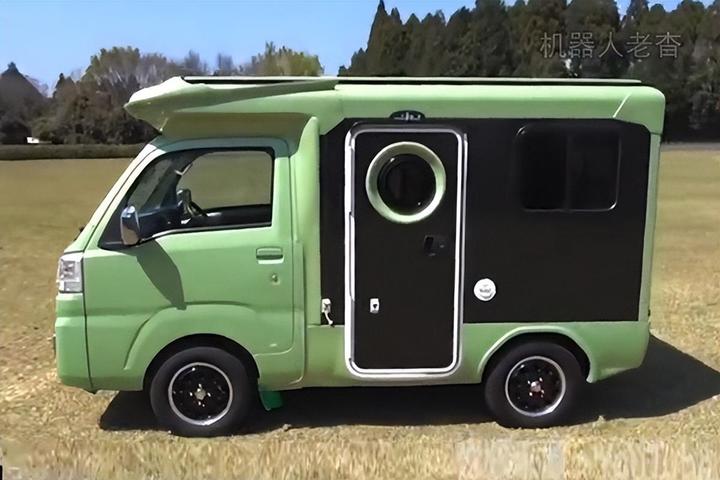 迷你小房车受青睐,好走好停,可代步可旅行,日本微型房车被追捧