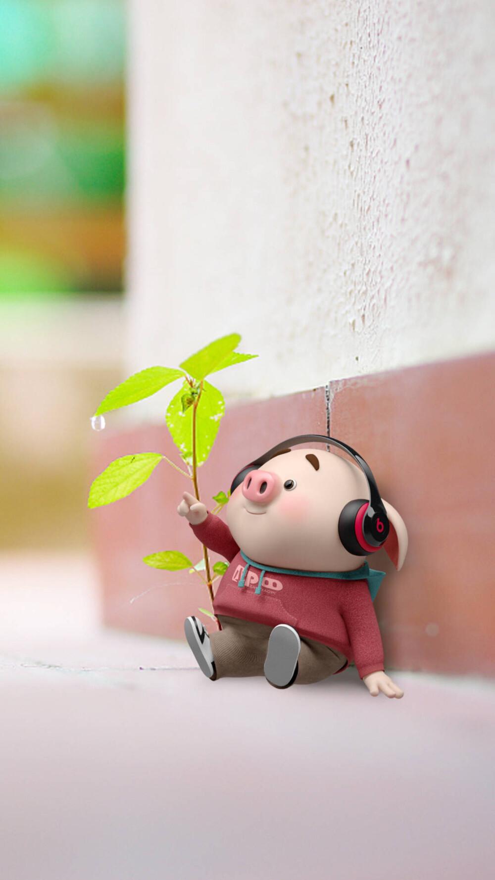 有没有可爱的猪猪手机壁纸