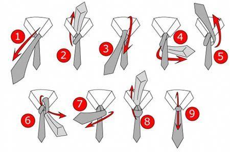 领带绑手腕教程图片