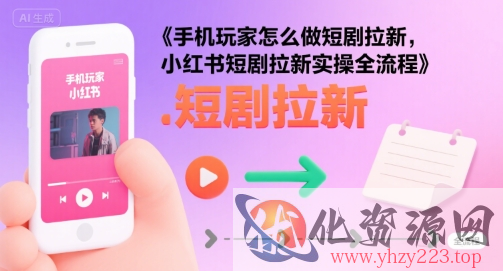 手机玩家怎么做短剧拉新，小红书短剧拉新实操全流程