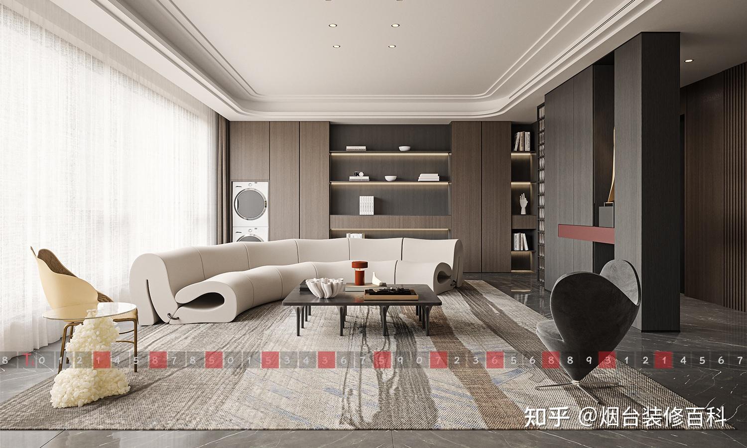 烟台装修公司丨森庭春晓125平三室两厅现代风装修,体会高级感现代风 - 知乎