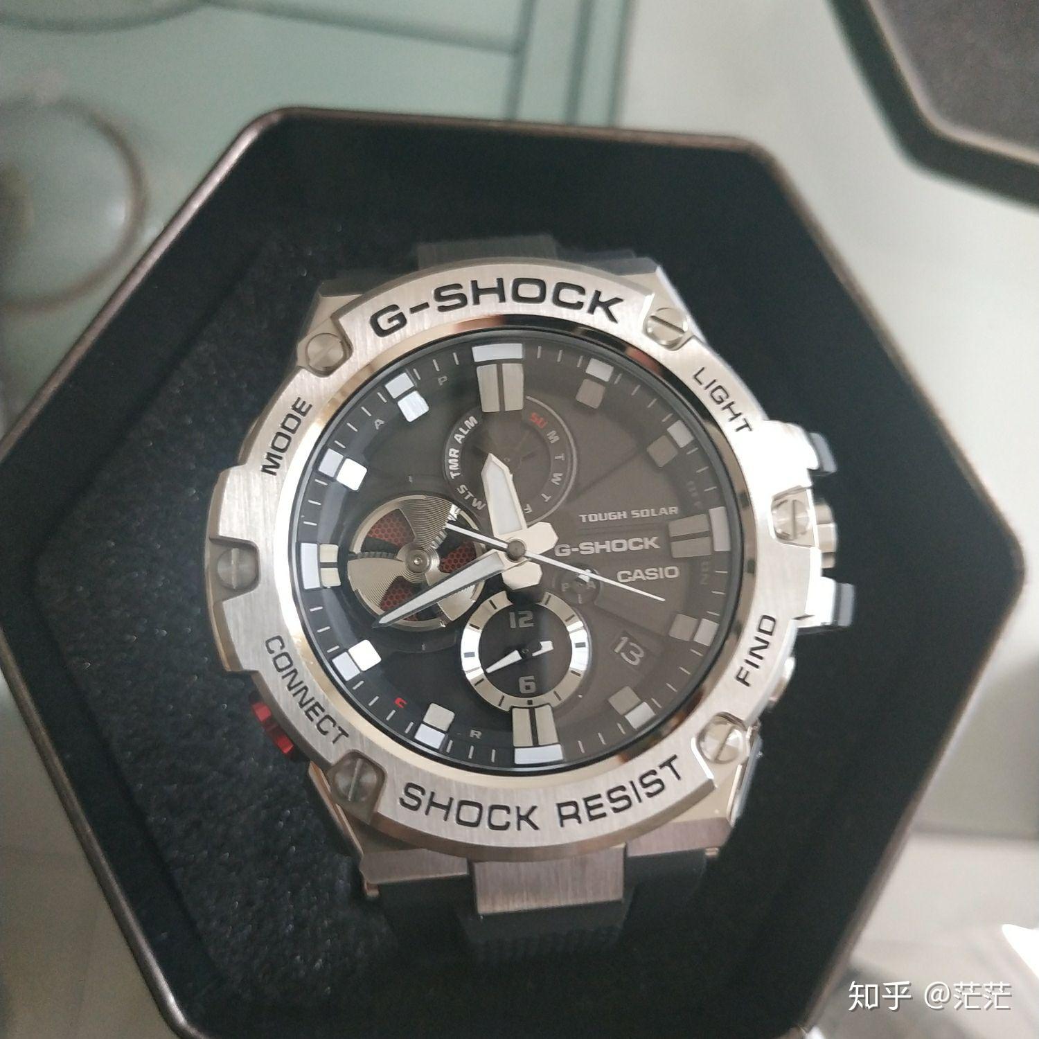 卡西欧手表gstb100秒表怎么设置呢