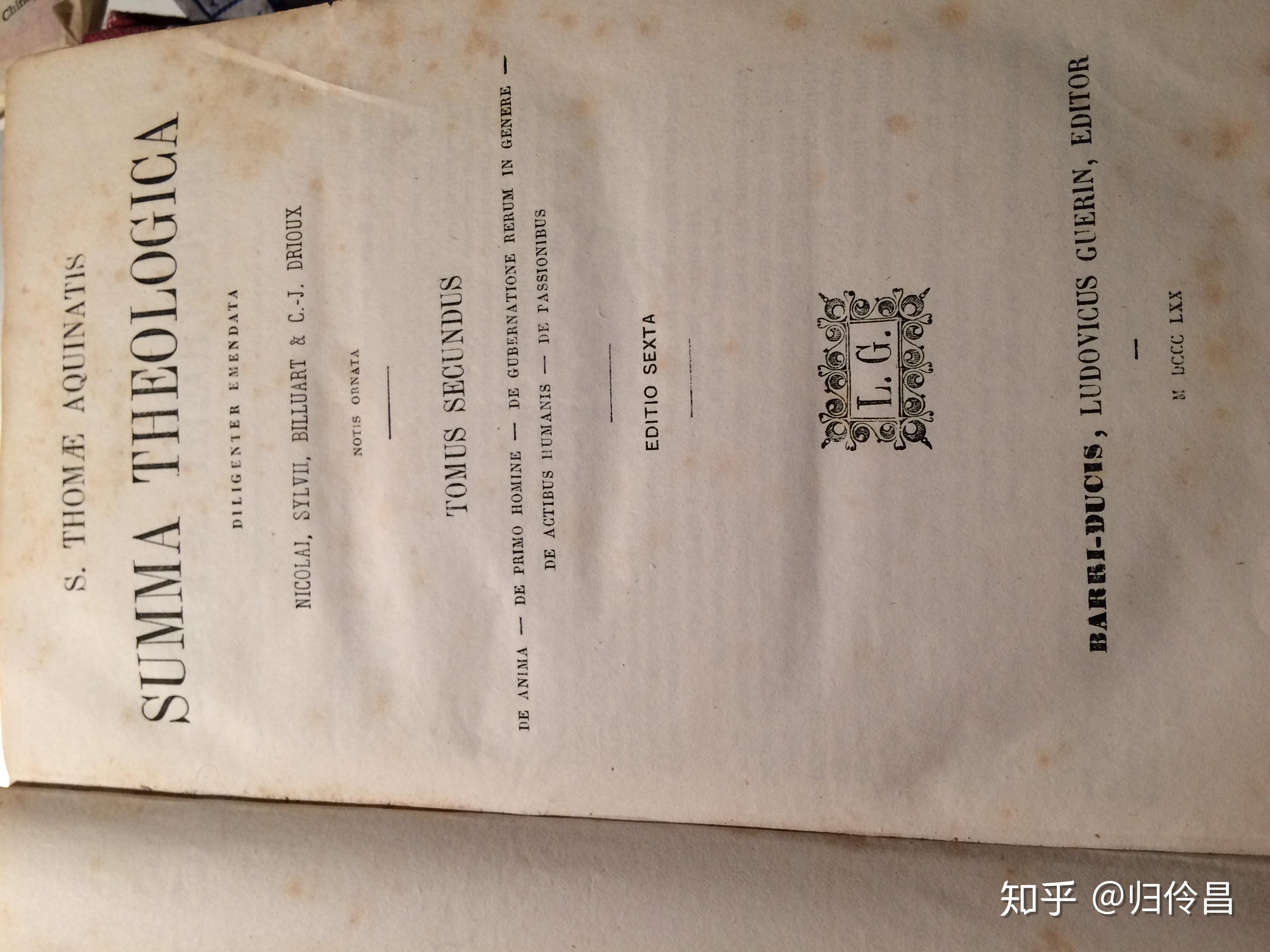 关于阿奎那神学大全第一部分问题84的一个细节详见描述