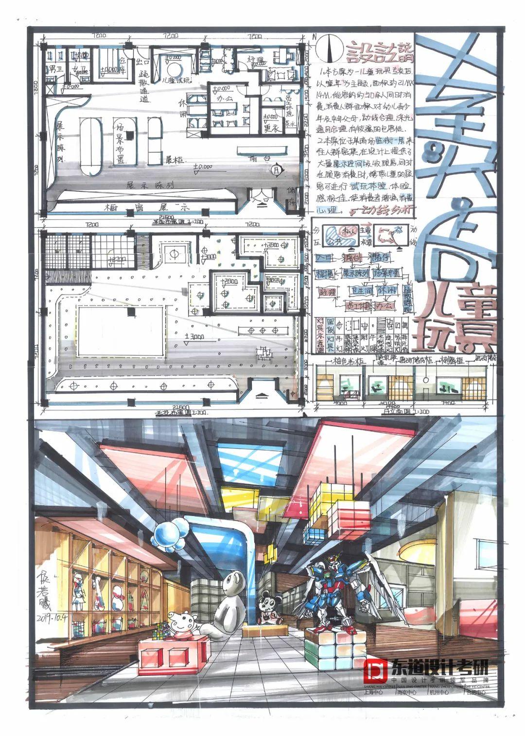 室内设计考研快题高分作品分享 - 知乎