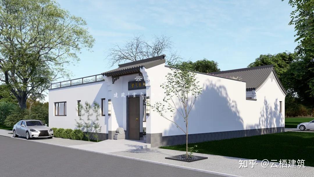 北京密云丨166㎡一层新中式合院，传统与现代交织的诗意栖居 - 知乎