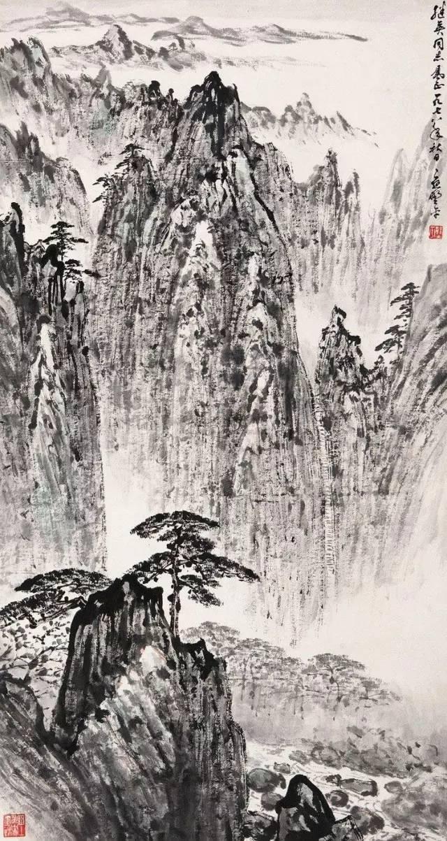 中华文化】应野平画黄山，真美！ - 知乎