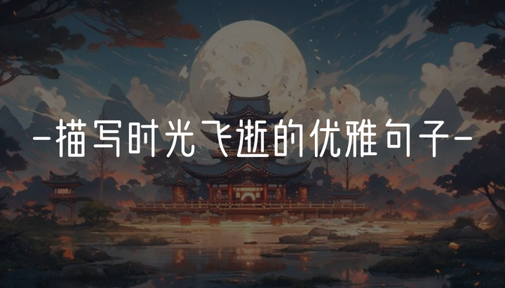 有什么表达时光飞逝的优美文案?【作文纸条】 - 知乎