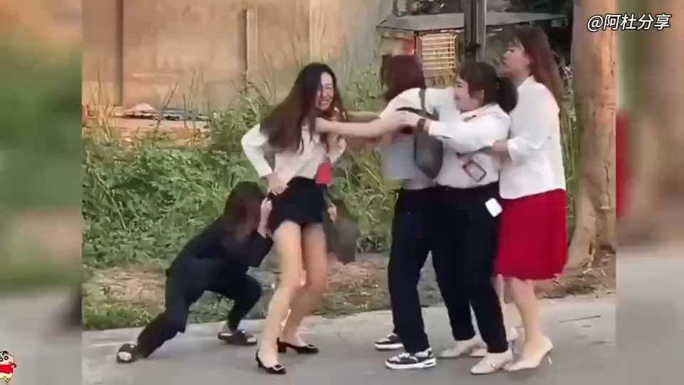 盘点原配当街暴揍小三