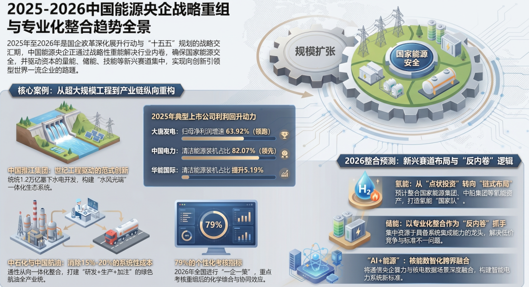 深度|2026能源央企重组终局预判:7大整合方向敲定,体制内从业者务必看懂 - 知乎