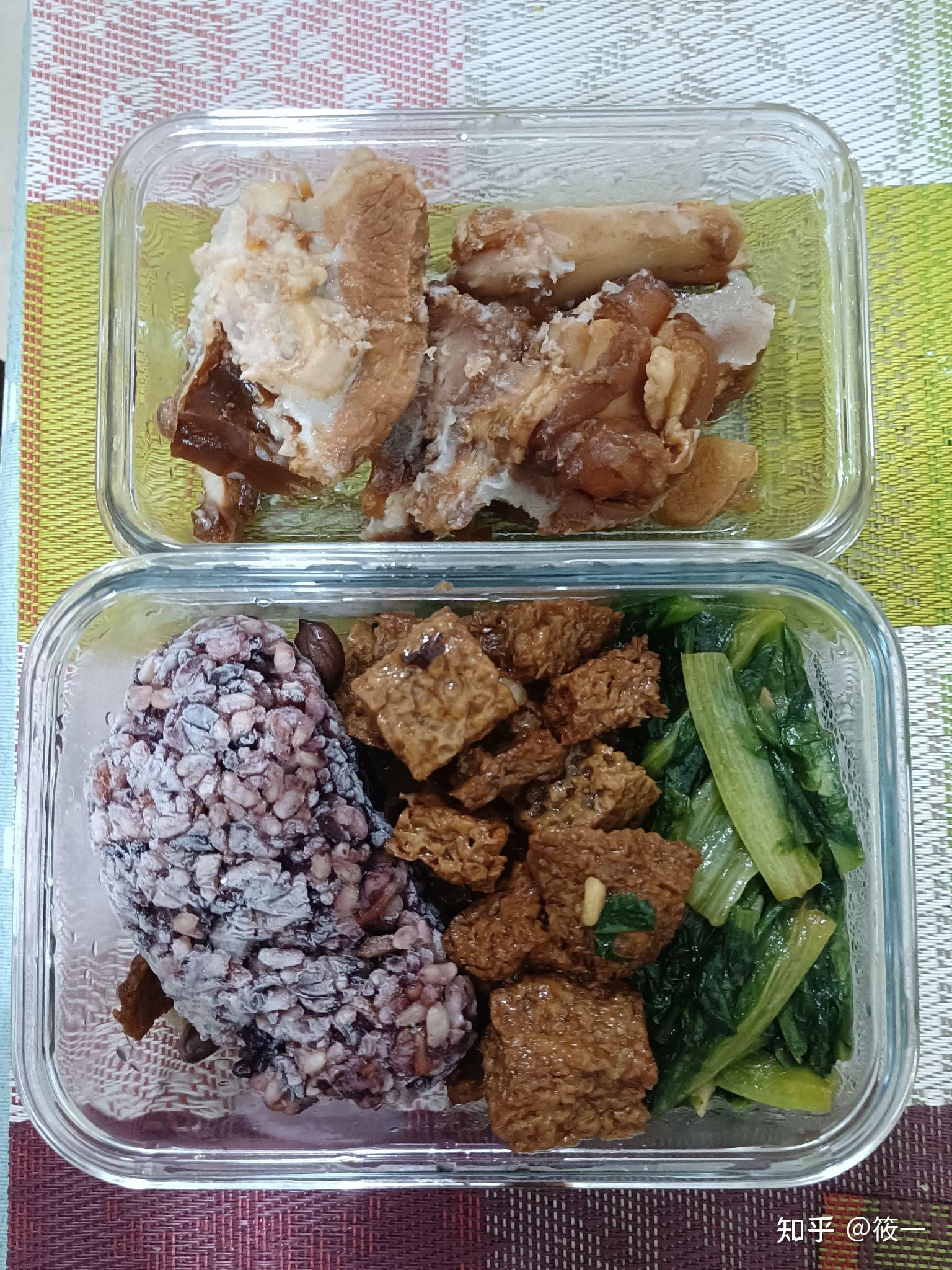 中午需要自己帶飯,在當天晚上做好第二天在公司微波爐加熱,那些菜適合