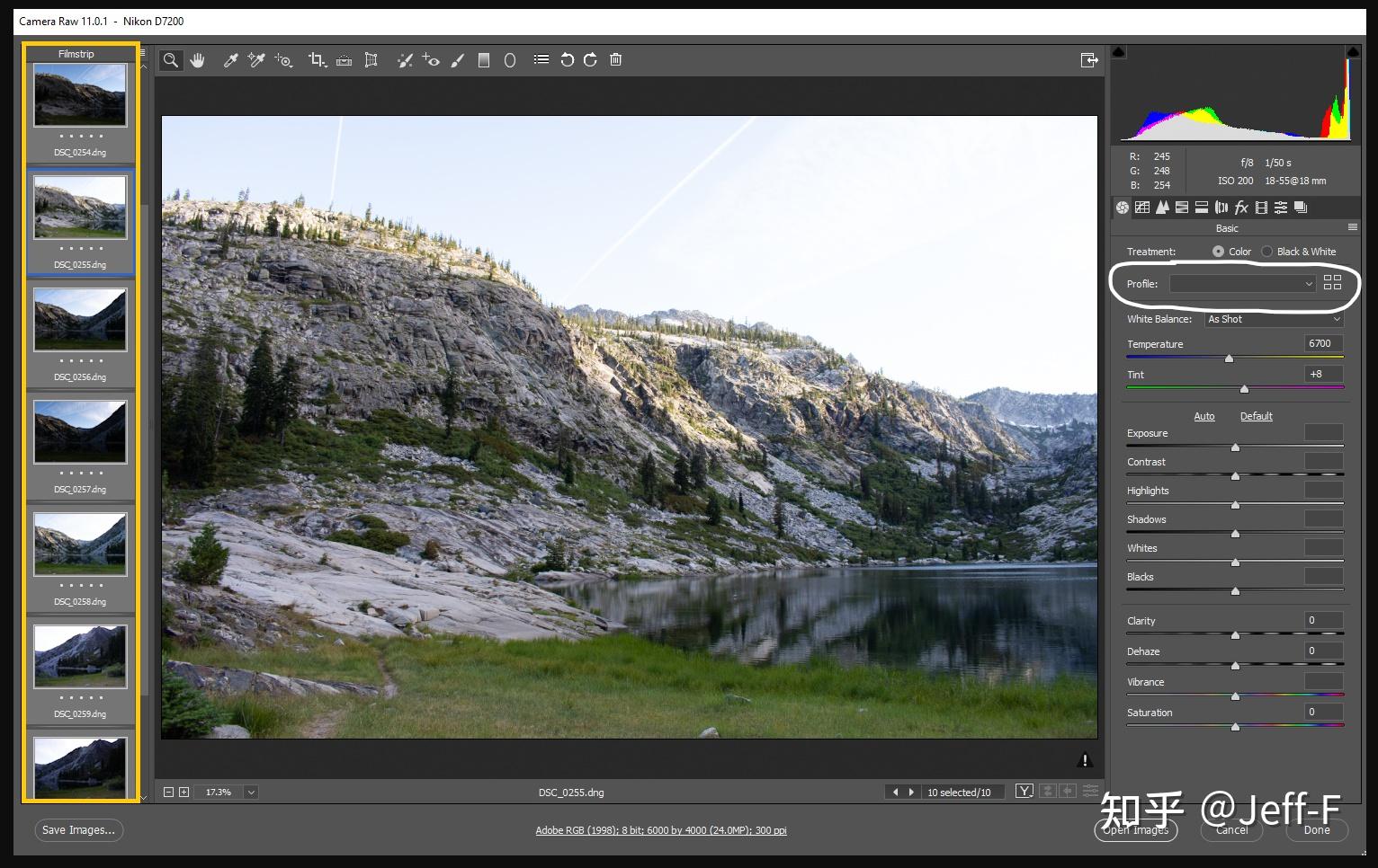 如何用cameraraw打开raw时保留数码滤镜