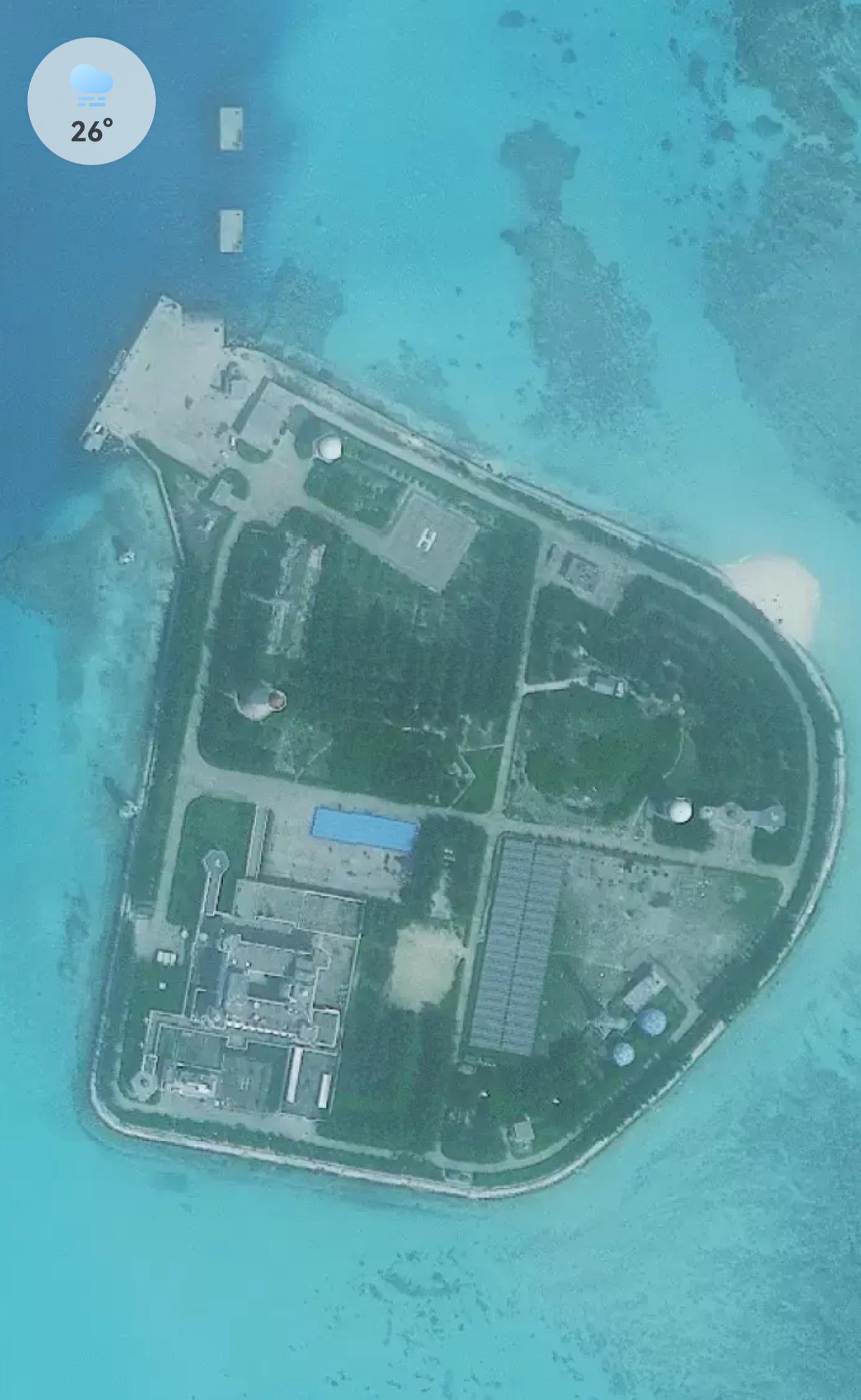 中国南沙群岛美济礁等岛礁卫星图更新(2026.2.11) - 知乎