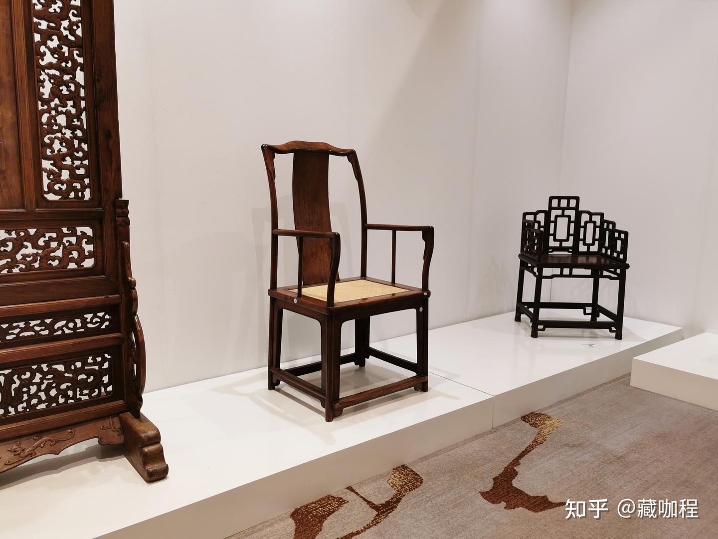 名副其实高靠背,明黄花梨南官帽椅成对嵌百宝 - 知乎