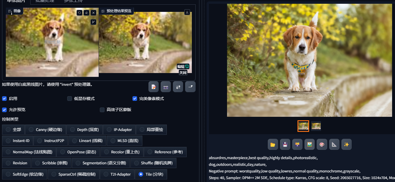Controlnet Tile功能介绍，使用技巧教程 - 知乎