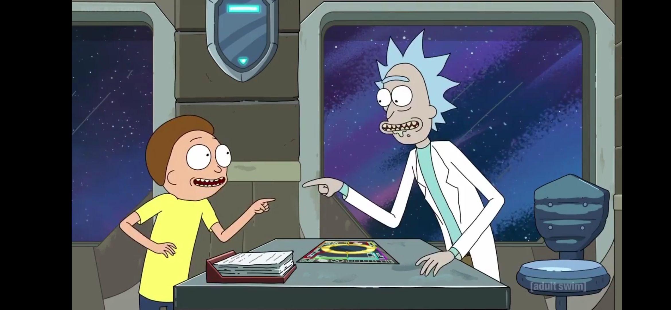 你最喜欢动画瑞克和莫蒂中哪张截图