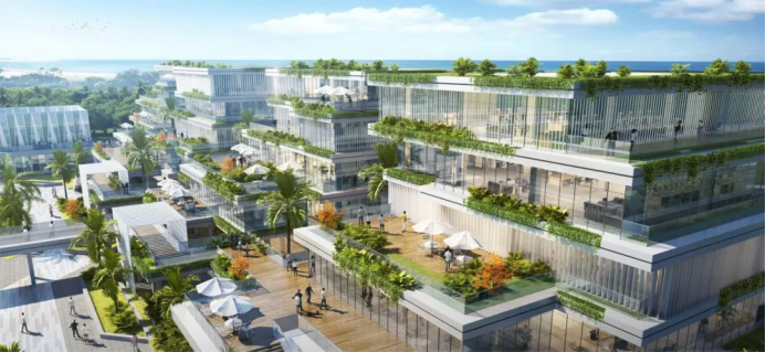 海口江东新区滨海片区动作频频，东海岸泳场横空出世 - 知乎