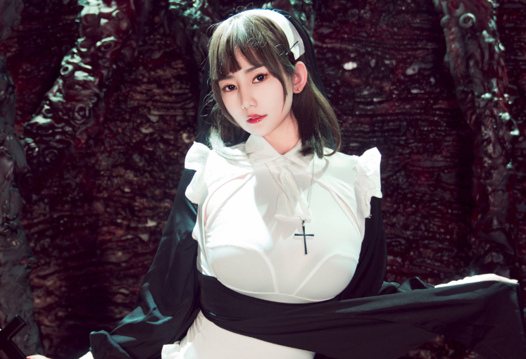 星澜是澜澜叫澜妹呀cos图，《克苏鲁修女》图集一览-美学艺术库