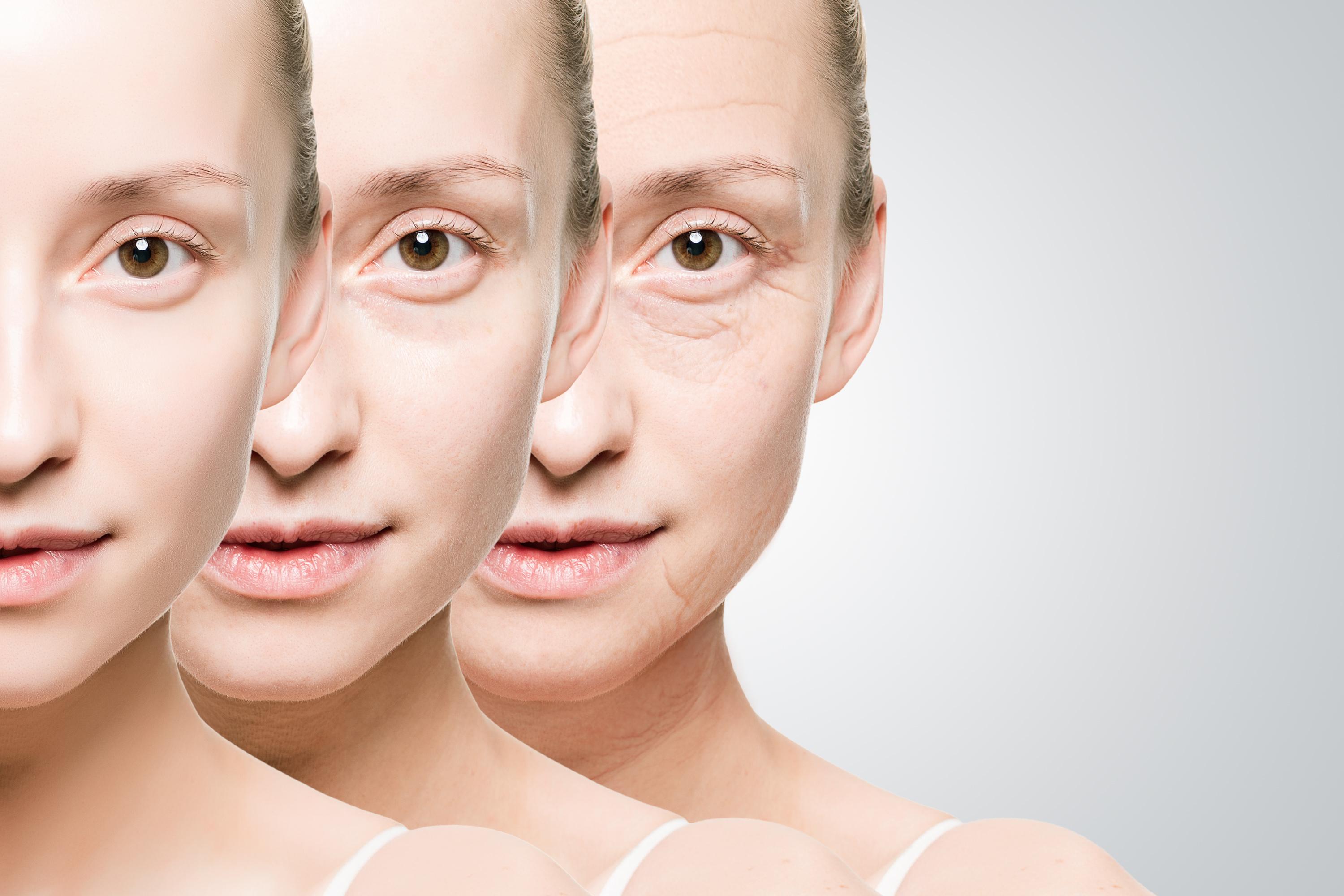 皮肤老化对比素材-皮肤老化对比图片素材下载-觅知网