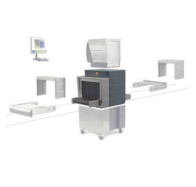 安检x光机识别各种物品的颜色和违禁品的颜色