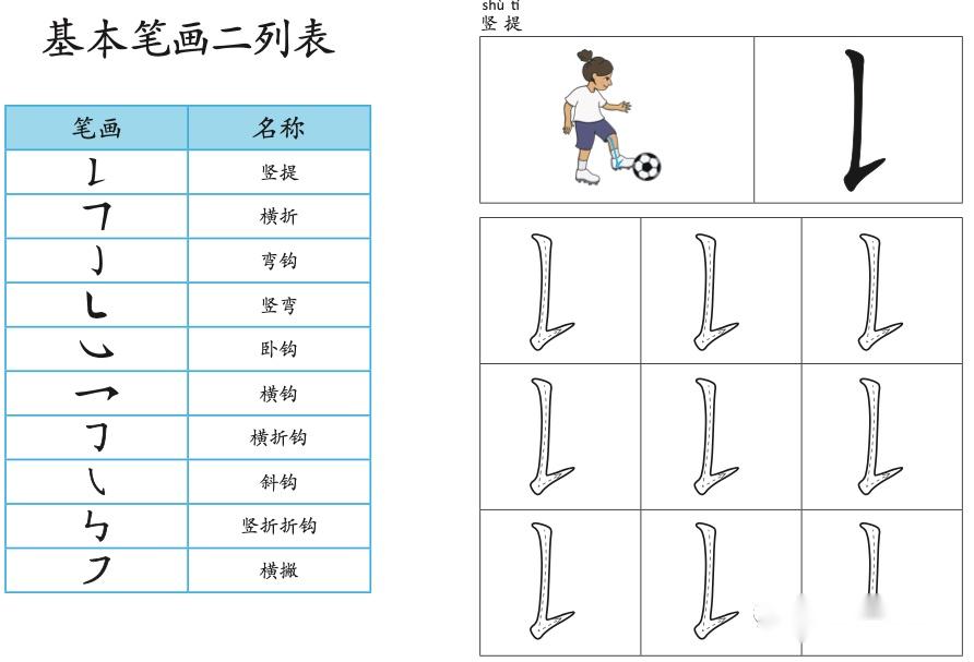 免费分享学汉字基本笔画怎么教幻灯片+配套练习资源 - 知乎