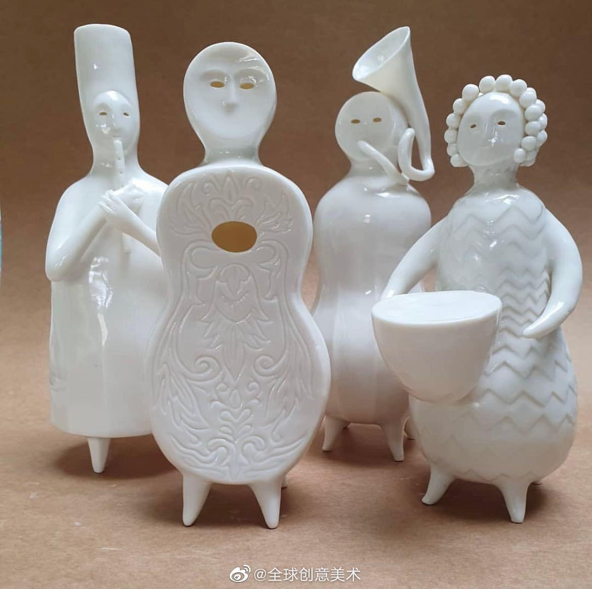 诡奇的陶瓷怪物家族英国陶瓷艺术家索菲伍德罗