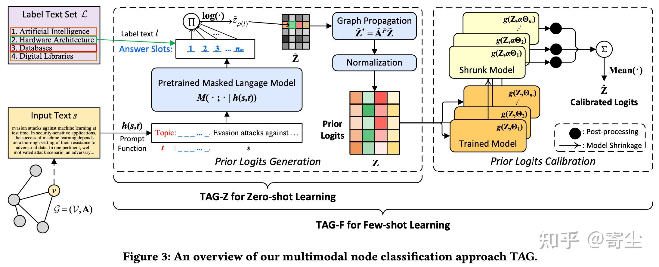 Text attributed graph tag 