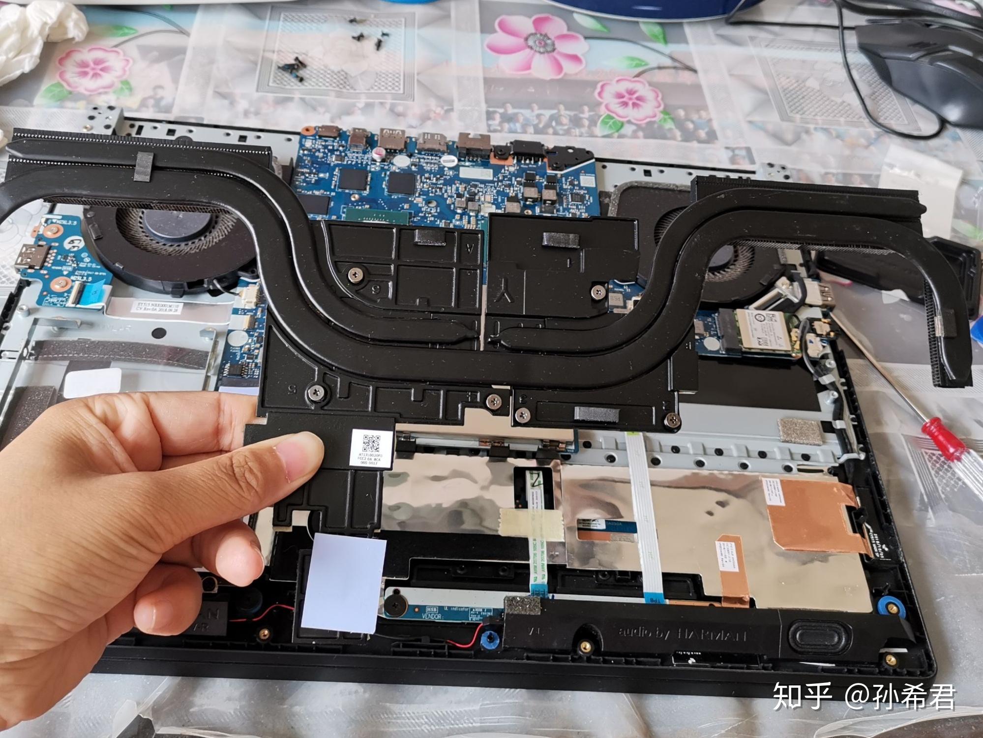 联想拯救者y7000装内存条和清灰换硅脂