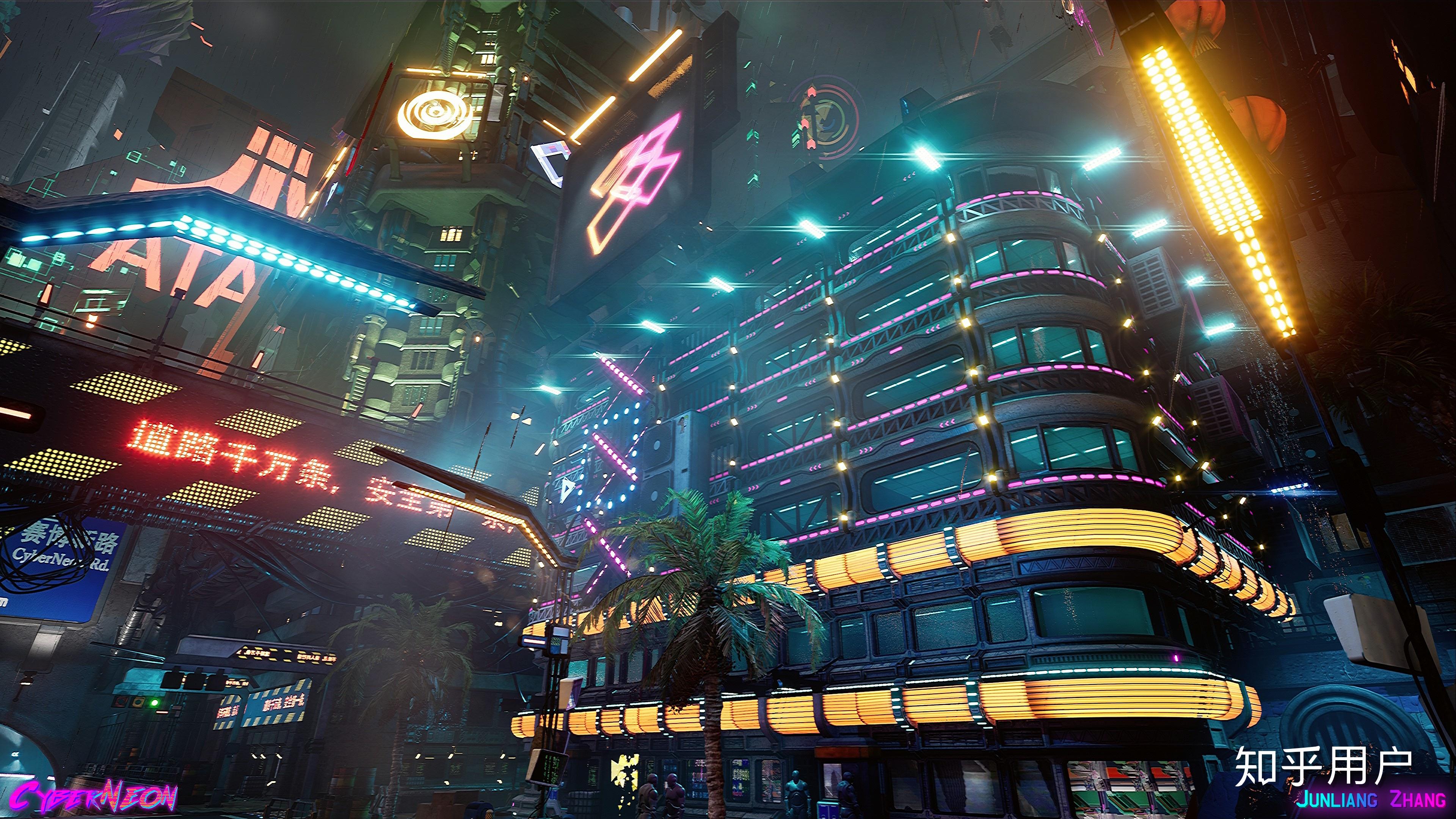 cyber-punk(赛博朋克)的美术原则是什么? - 知乎