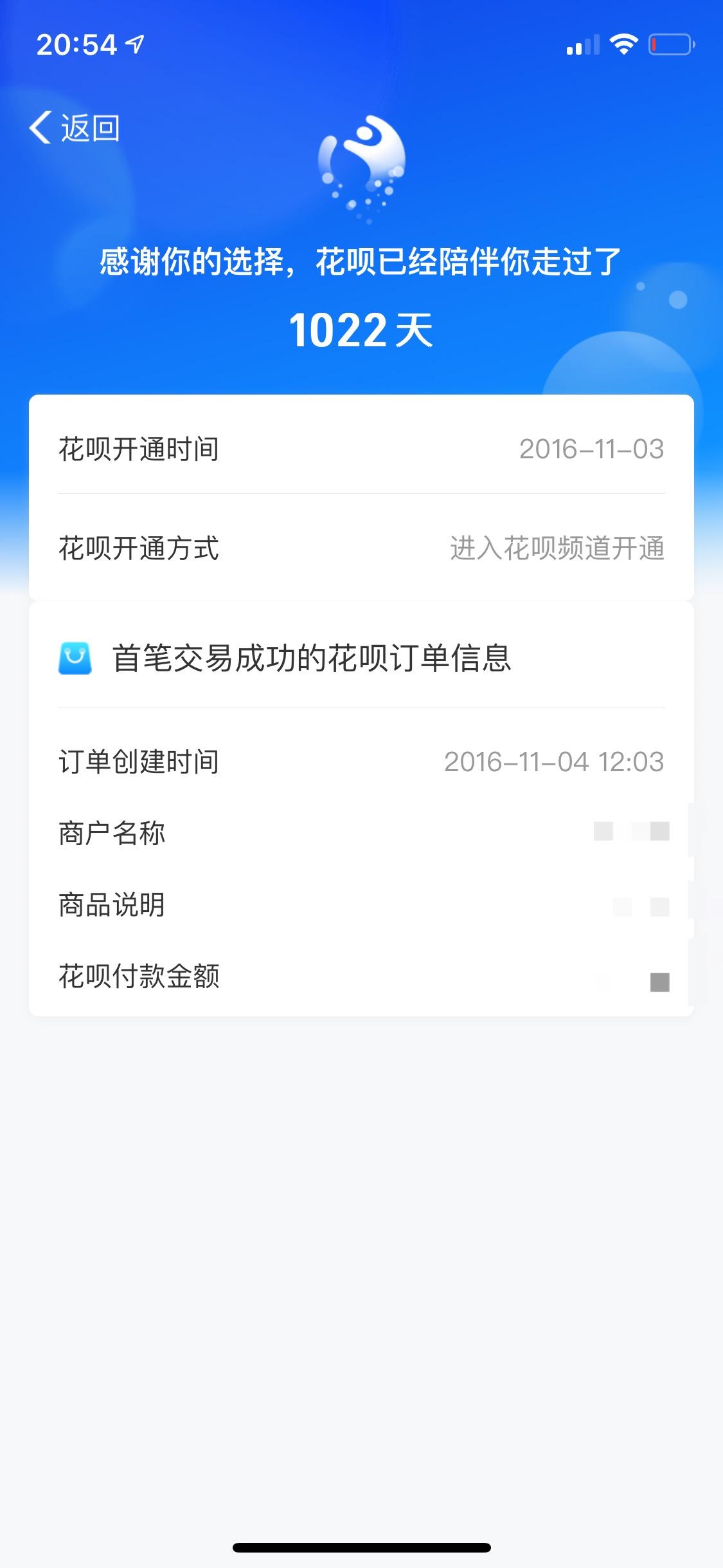 5年花呗使用额度只有3000是什么感受