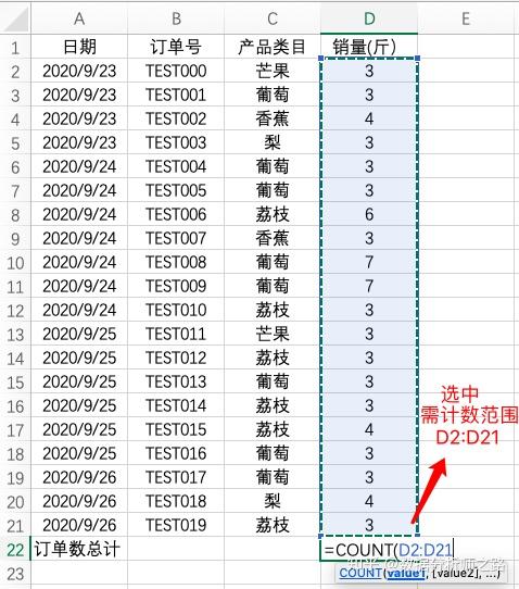 Excel中-如何使用计数Count系列函数「建议收藏」? - 知乎