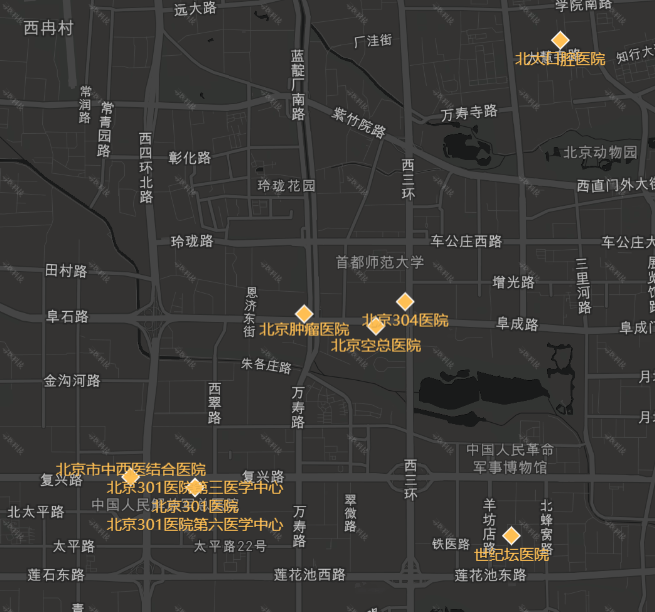 北京一共有多少个三甲医院在各个区都怎么分布的