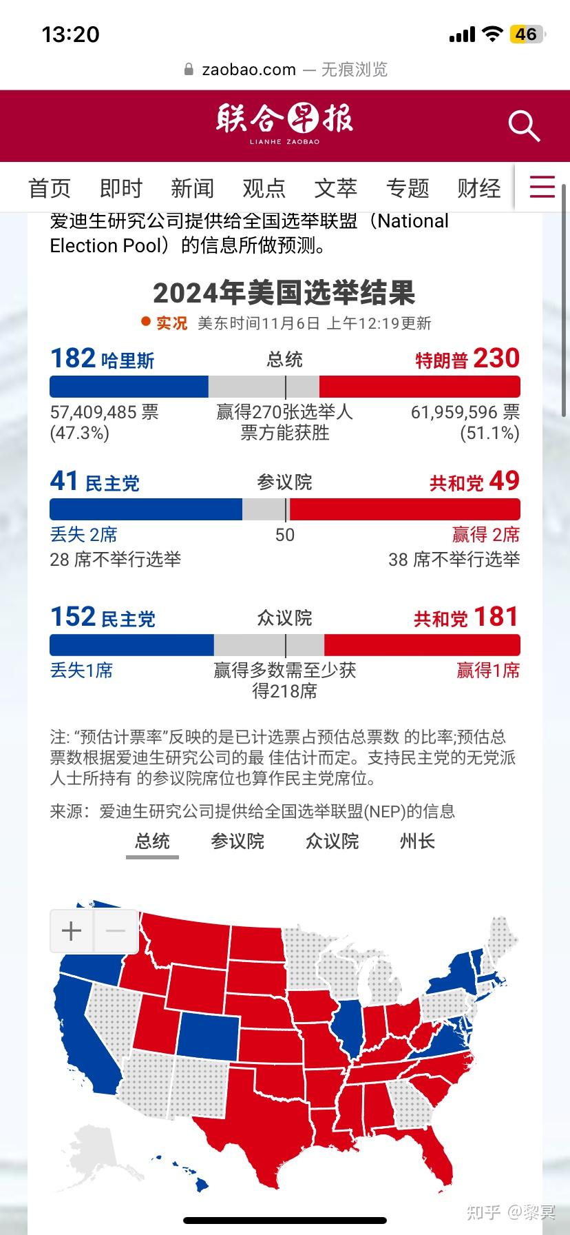 实时更新美国总统大选- 知乎