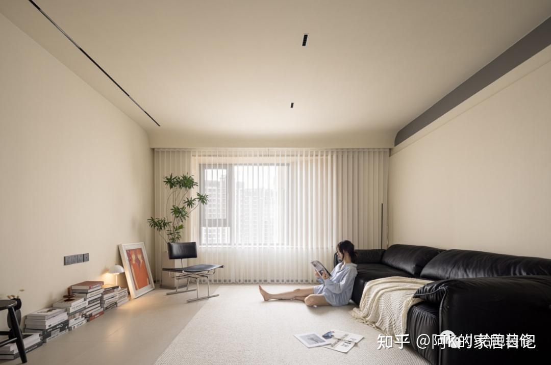 为追求极简,她坚持做“去客厅化”设计!完工后,大气极了 - 知乎