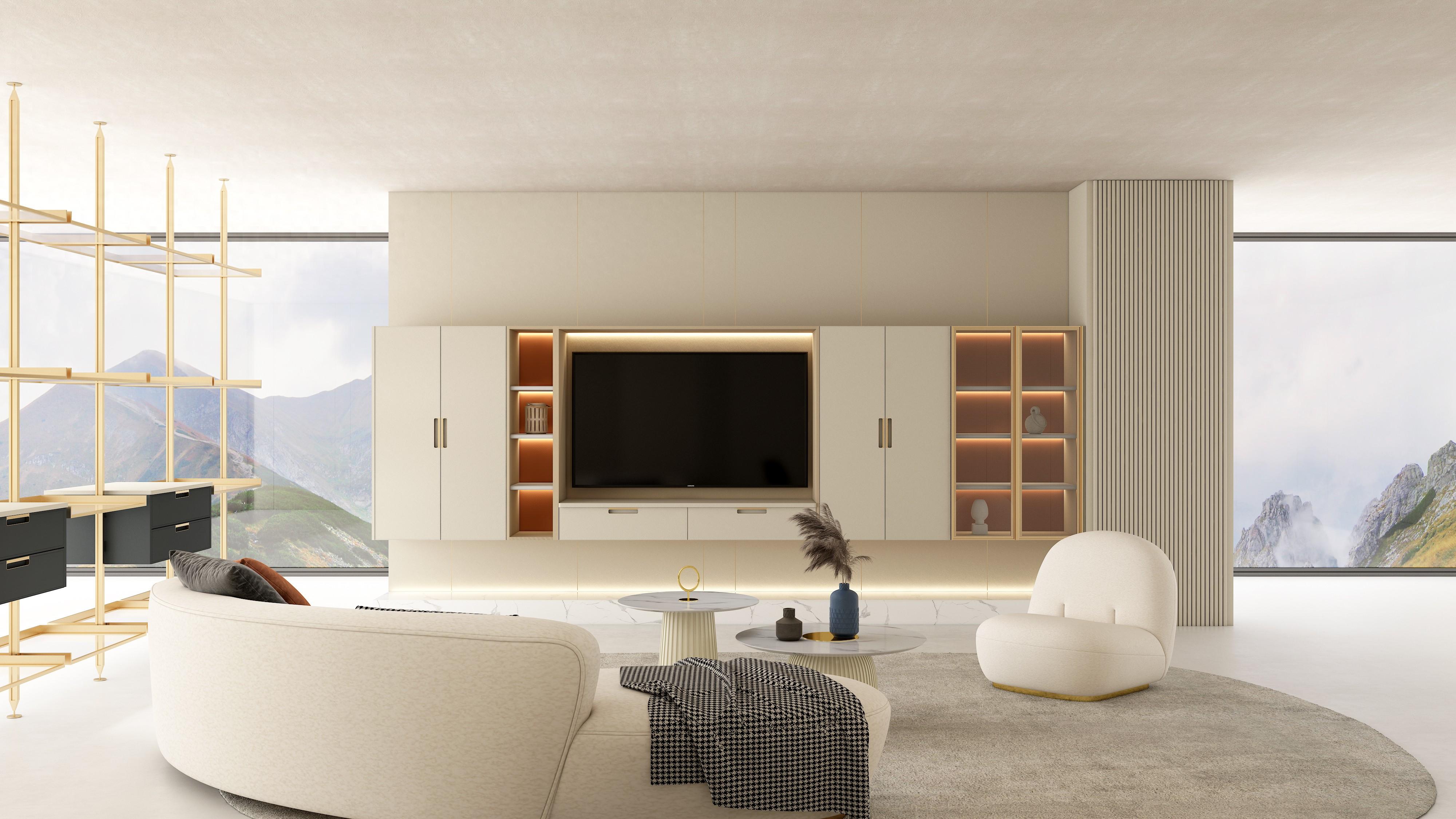 客厅c位神器!电视柜挑选指南,照着抄作业准没错