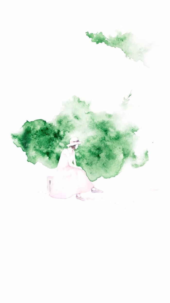 有哪些极富美感的绿色系壁纸?(绿色壁纸唯美小清新)