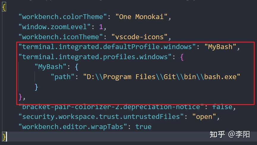 将git-bash设置为VSCode默认终端 - 知乎