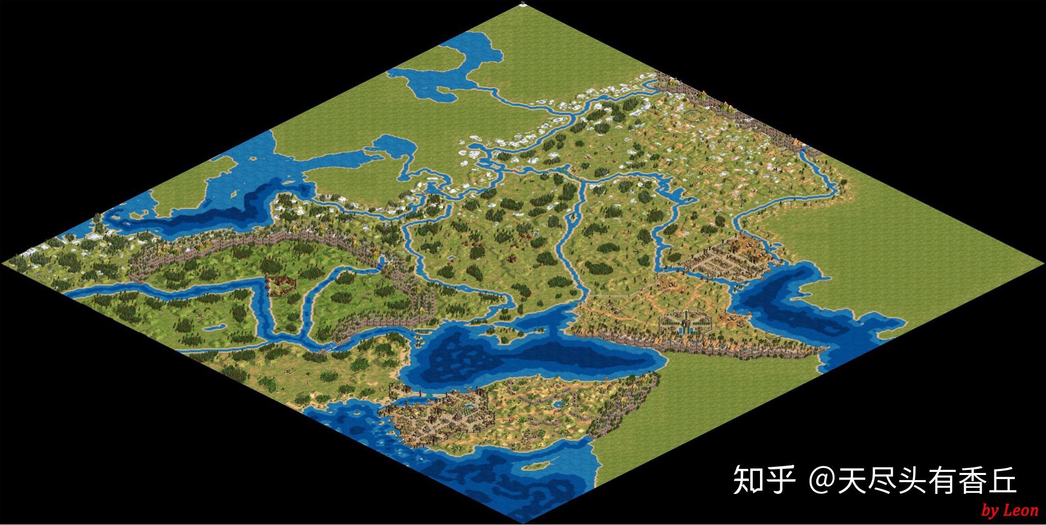 帝国时代2好玩的地图图片