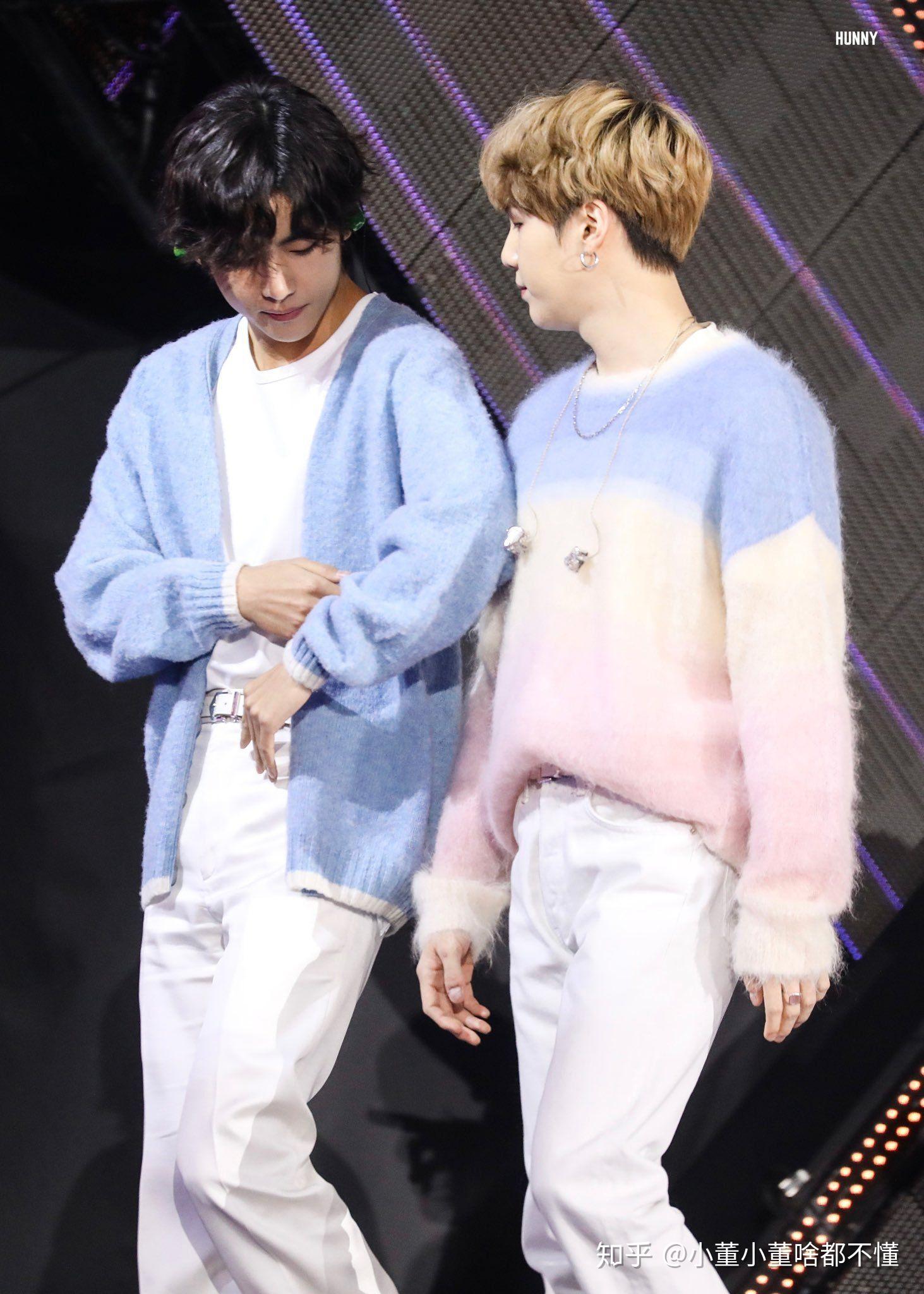 有没有金泰亨闵玧其的合照? - 知乎