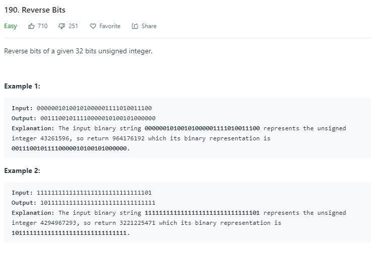 190. Reverse Bits - 知乎