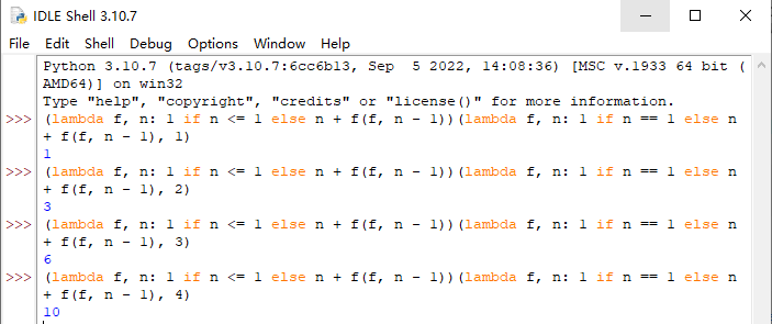 Python lambda表达式能否表达递归 - 知乎