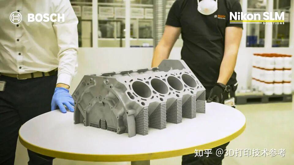 博世采用金属3D打印直接制造V8发动机缸体
